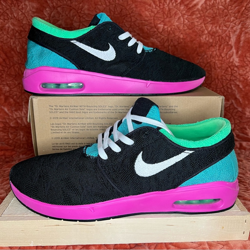 NWOB Nike SB Air Max Janoski 2 Black Cabana Men's Size 13 - AQ7477-006